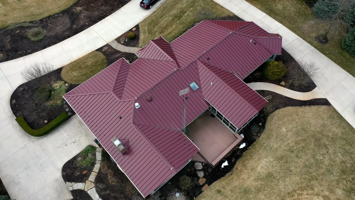 Commercial roof inspection documented in Eagle Village